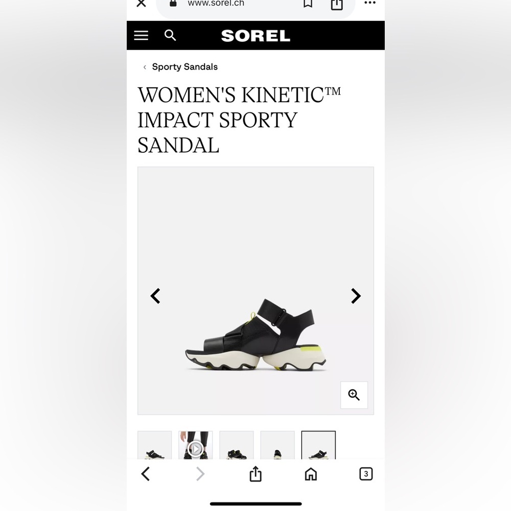 Sorel Kinetic Impact Sandals - Picture 5 of 6